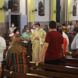 Santa Missa em ação de graças pelos 10 anos de Ordenação Sacerdotal do Pe. Heriberto Gomes