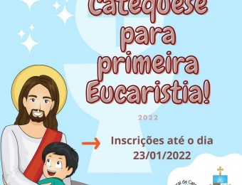 Paróquia inscreve para Crisma e 1ª Eucaristia