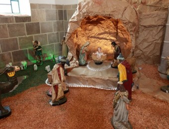 Presépio na Igreja Matriz