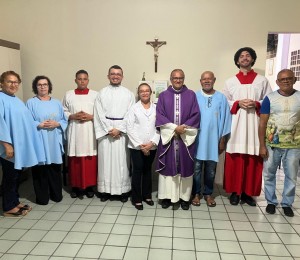 Missa de domingo na Comunidade Nossa Senhora de Fátima